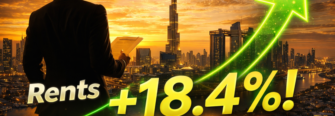 Dubai Rents Just Jumped 18.4% — And This Is Actually Great News for Investors in 2026